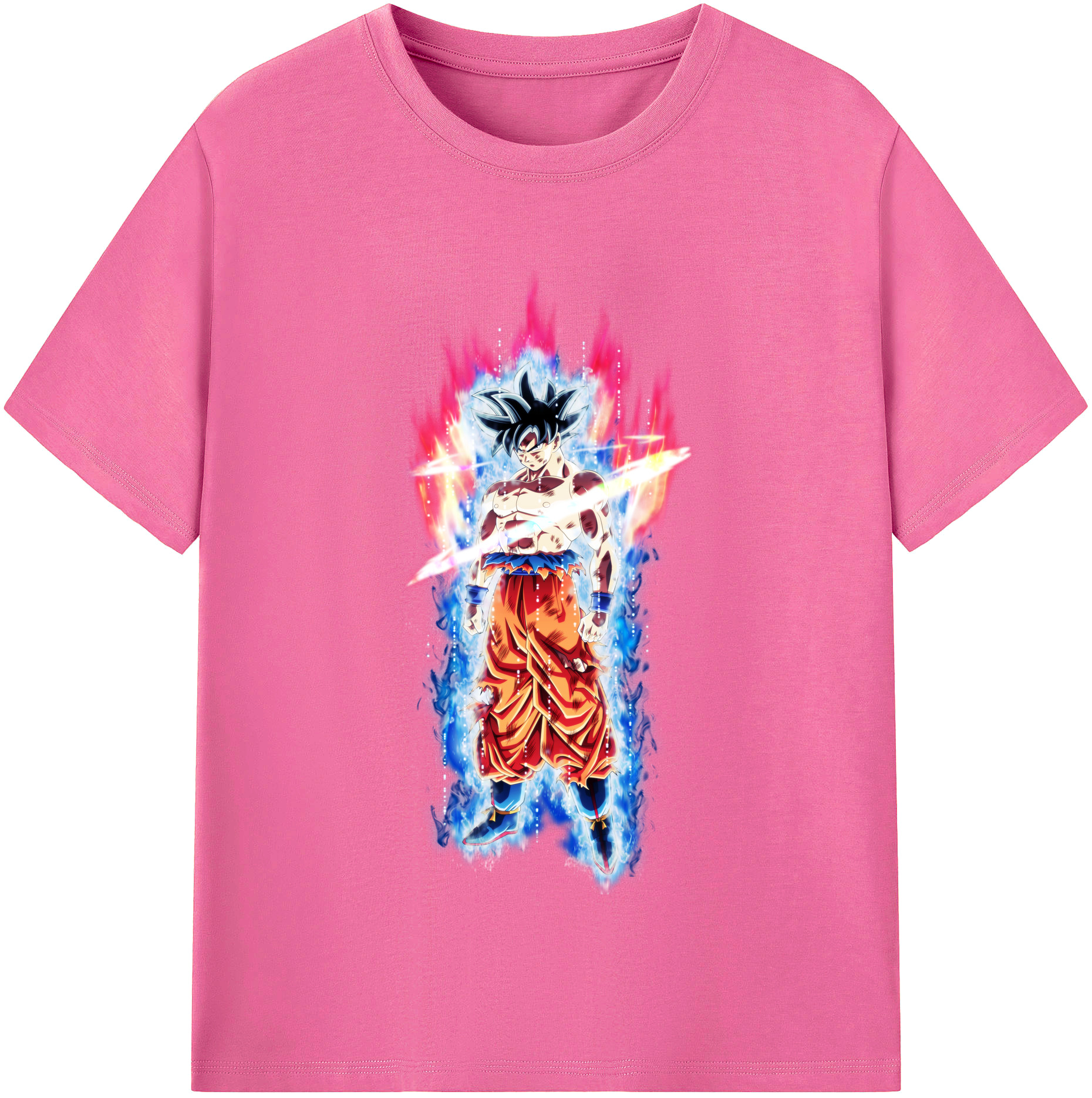 （画像用） ドラゴンボール 孫悟空（そん ごくう）Son Goku カカロット DRAGON BALL Kakarotto レディースカジュアルプリントTシャツ（綿100％）